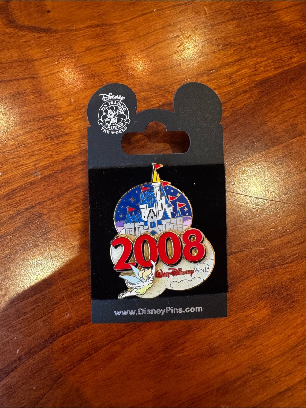 Disney 2008 Castle & Tinkerbell Collectible Pin